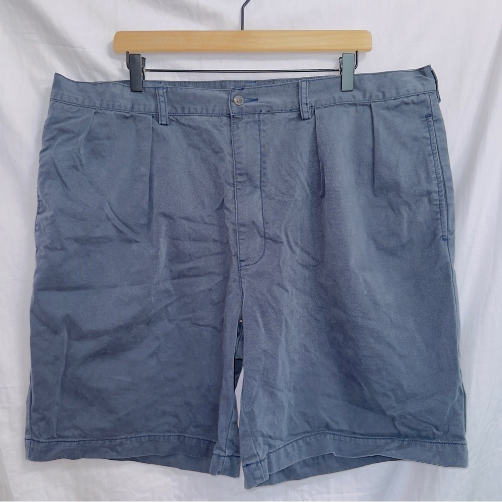 Men's Polo Ralph Lauren Navy Blue Flat Front 9'' Inseam Chino Shorts size 42